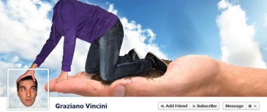 Integre sua foto de capa com a foto do perfil. Uma dica muito interessante